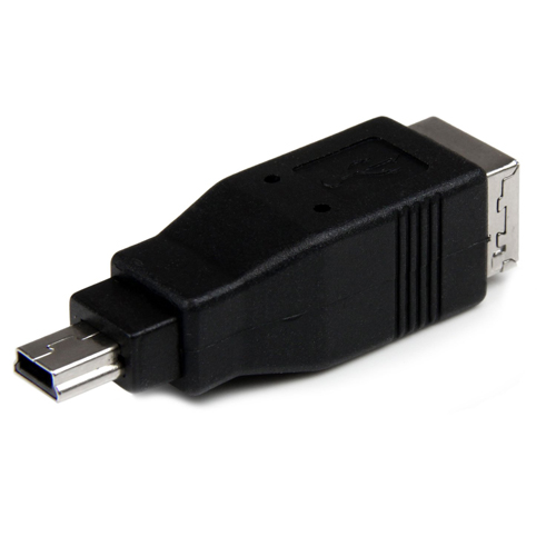 com mini usb to usb b adaptor - m/f new