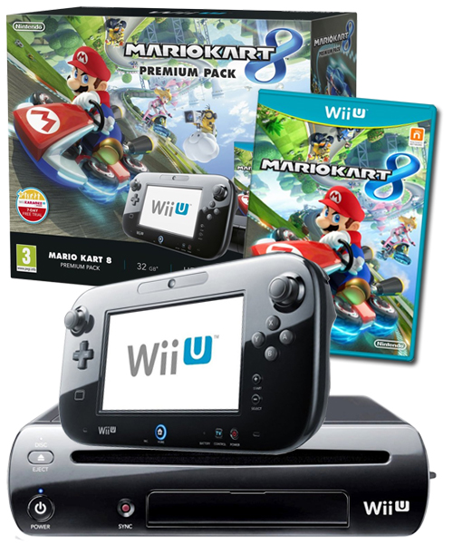 Nintendo Wii U Console Mario Kart 8 Premium Pack Bundle New Uk Pal Ebay 2795